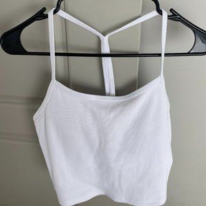 Alo Yoga Ribbed Cropped Calm Tank Size M